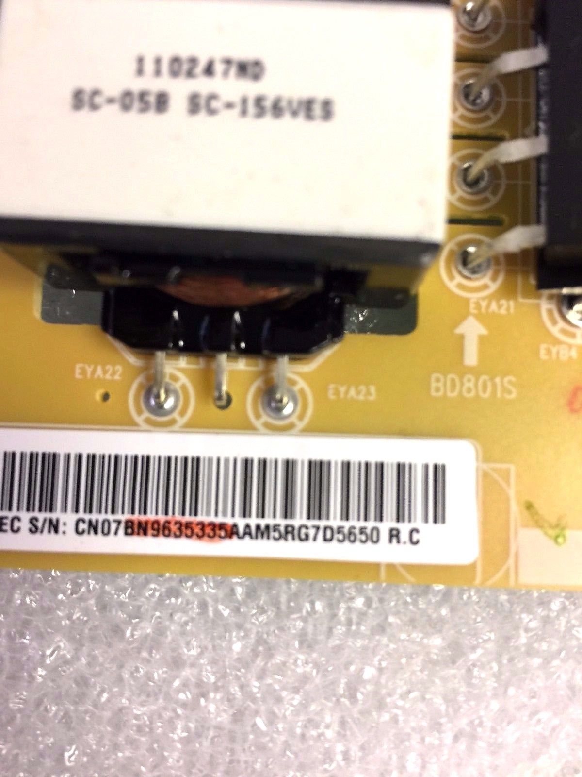 SAMSUNG UN40JU6400F Netzteilplatine BN96-35335A